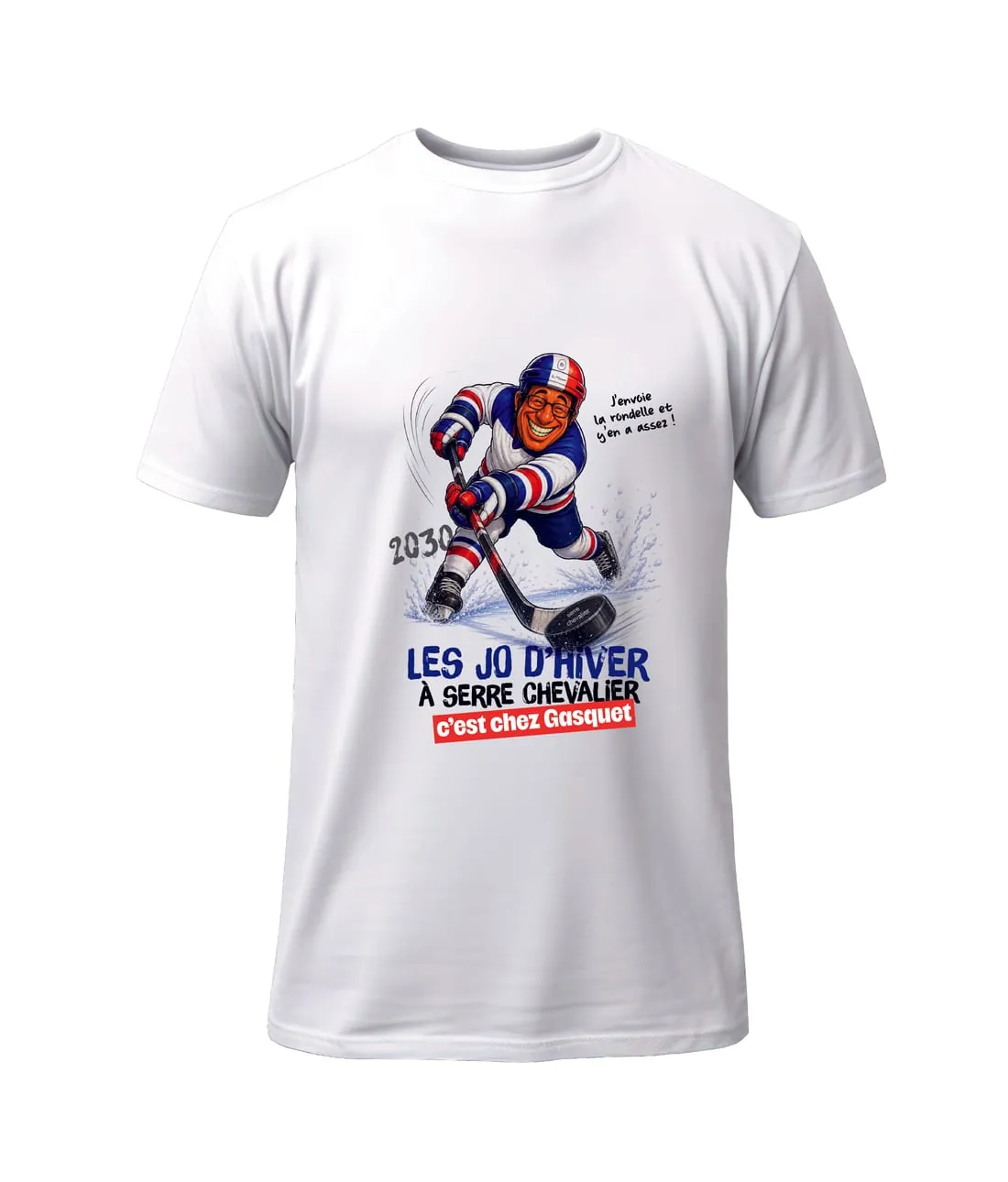 T-shirt La Maison Gasquet — caricature hockey